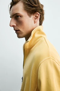 AARON LEVINE X ZARA QUARTER-ZIP SWEATSHIRT