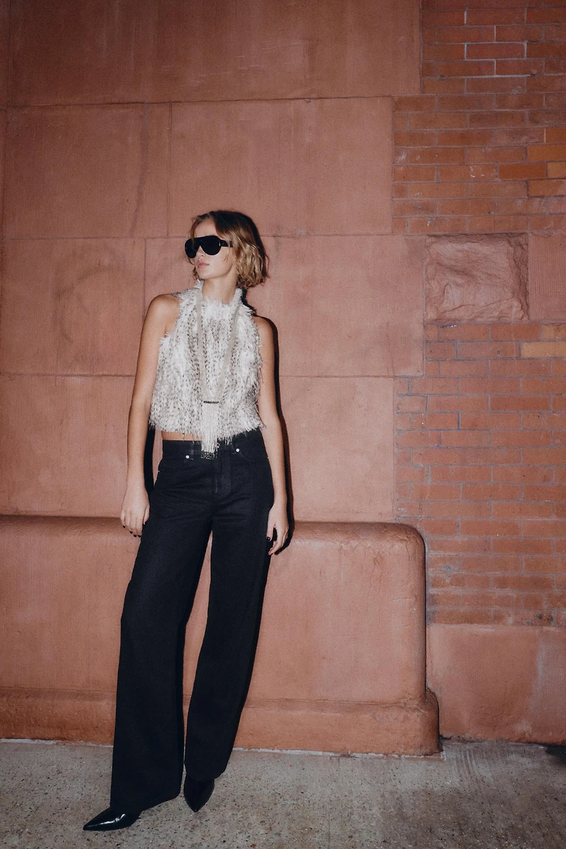 Z1975 HI-RISE REGULAR FIT COATED JEANS