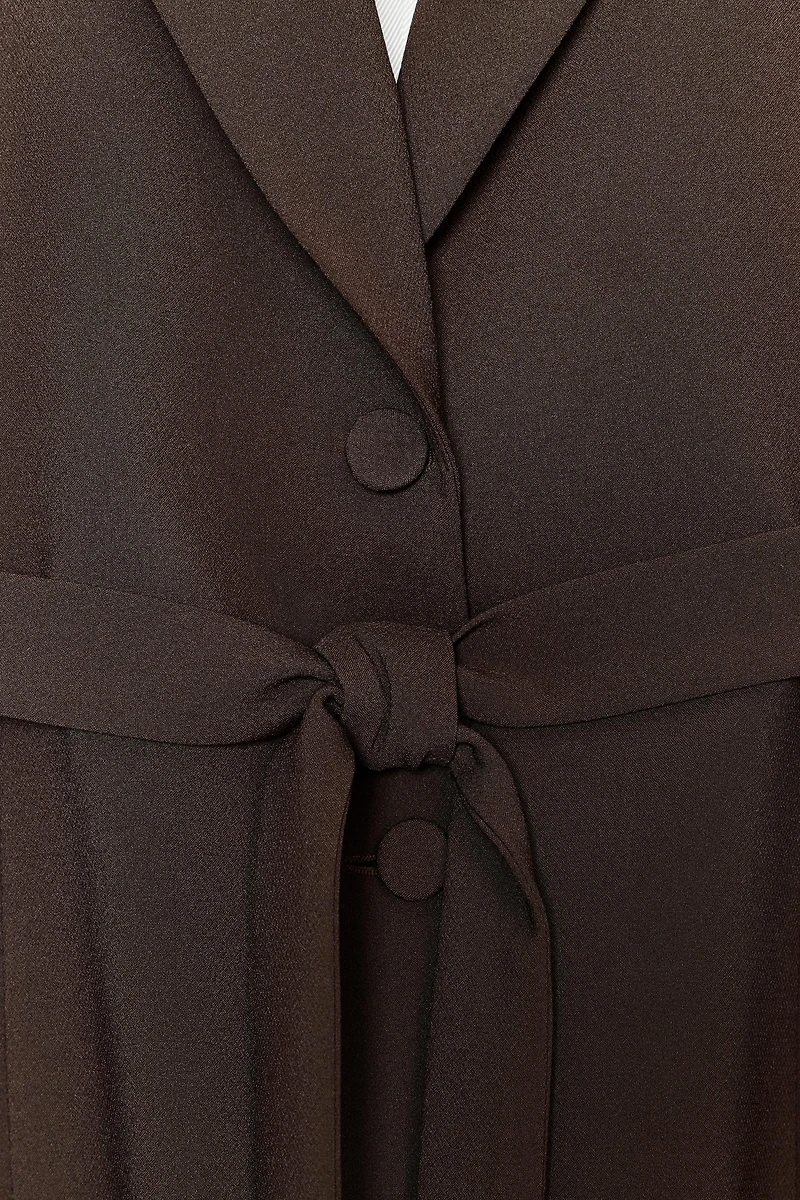 GILET LONG BANDE LATÉRALE