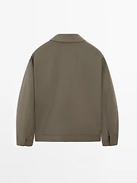 Total look wool blend jacket