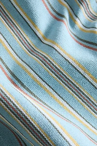 MULTICOLORED STRIPED TABLECLOTH