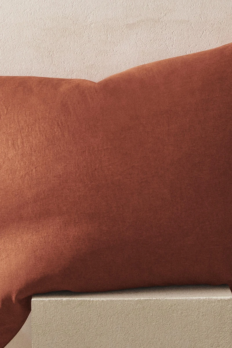 XXL LINEN THROW PILLOW COVER