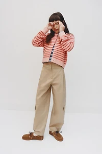 STRIPED CARDIGAN