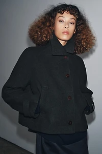 ZW COLLECTION WOOL SHORT COAT