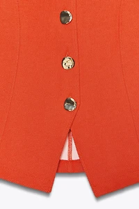 BUTTON VEST TOP