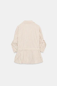 STRIPED SAFARI SHIRT