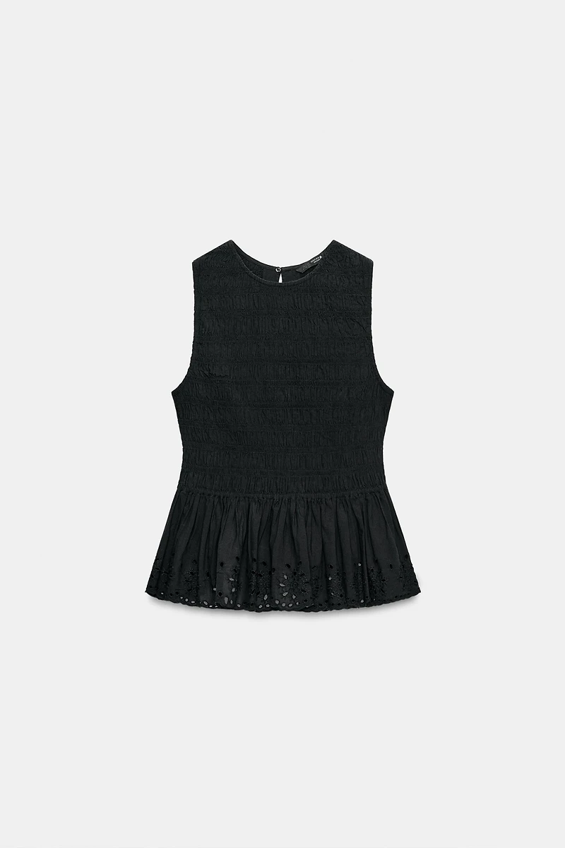 SMOCKED TOP