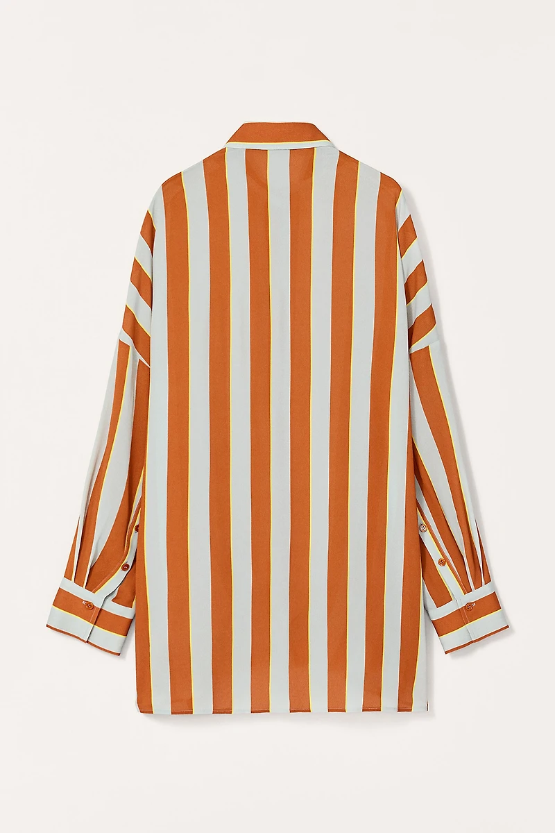 CHEMISE OVERSIZE RAYURES ÉDITION LIMITÉE
