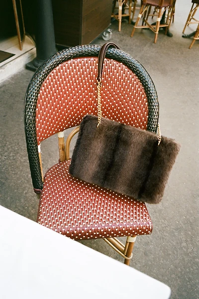 SAC PORTÉ ÉPAULE EFFET FOURRURE