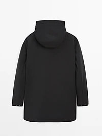 Parka mélange duvet hydrofuge