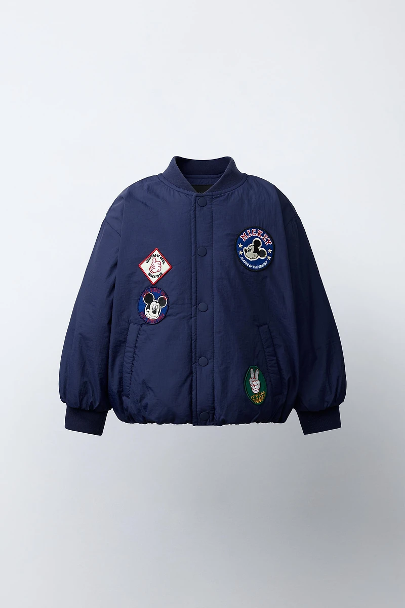 MICKEY MOUSE © DISNEY PATCH BOMBER JACKET