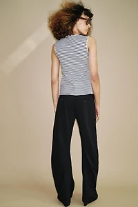 BUTTONED VEST TOP