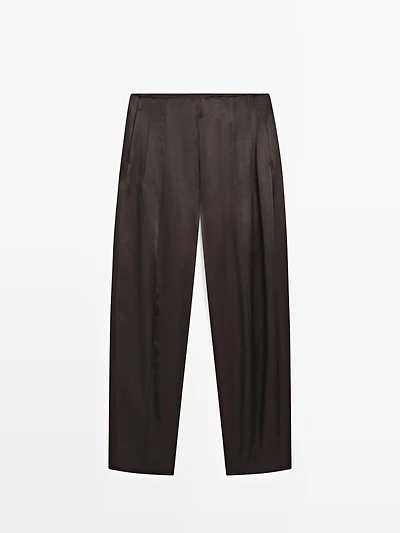 Pantalon satiné balloon - LIMITED