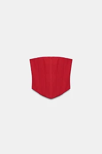 BACK TIE CORSET TOP
