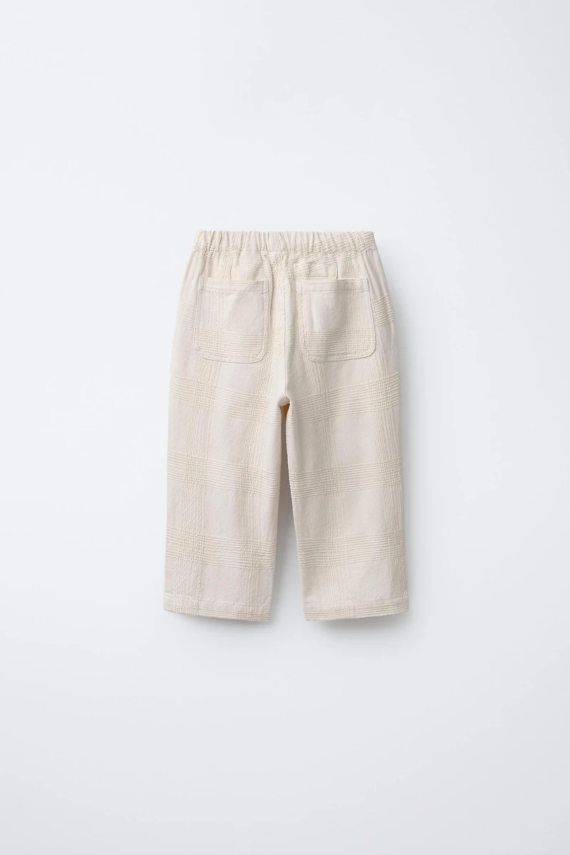 TEXTURED PANTS