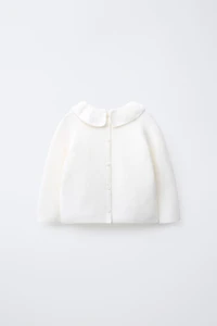 PETER PAN COLLAR KNIT SWEATER