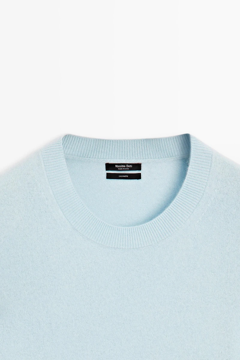 100% cashmere long sleeve sweater