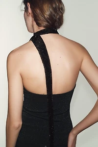 HAUT BUSTIER STRETCH BRILLANT