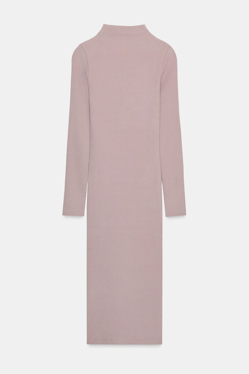 RIB MIDI DRESS