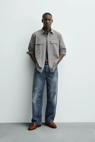 PLAID SHIRT WITH POCKETS