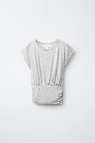 FLOWY SASH T-SHIRT