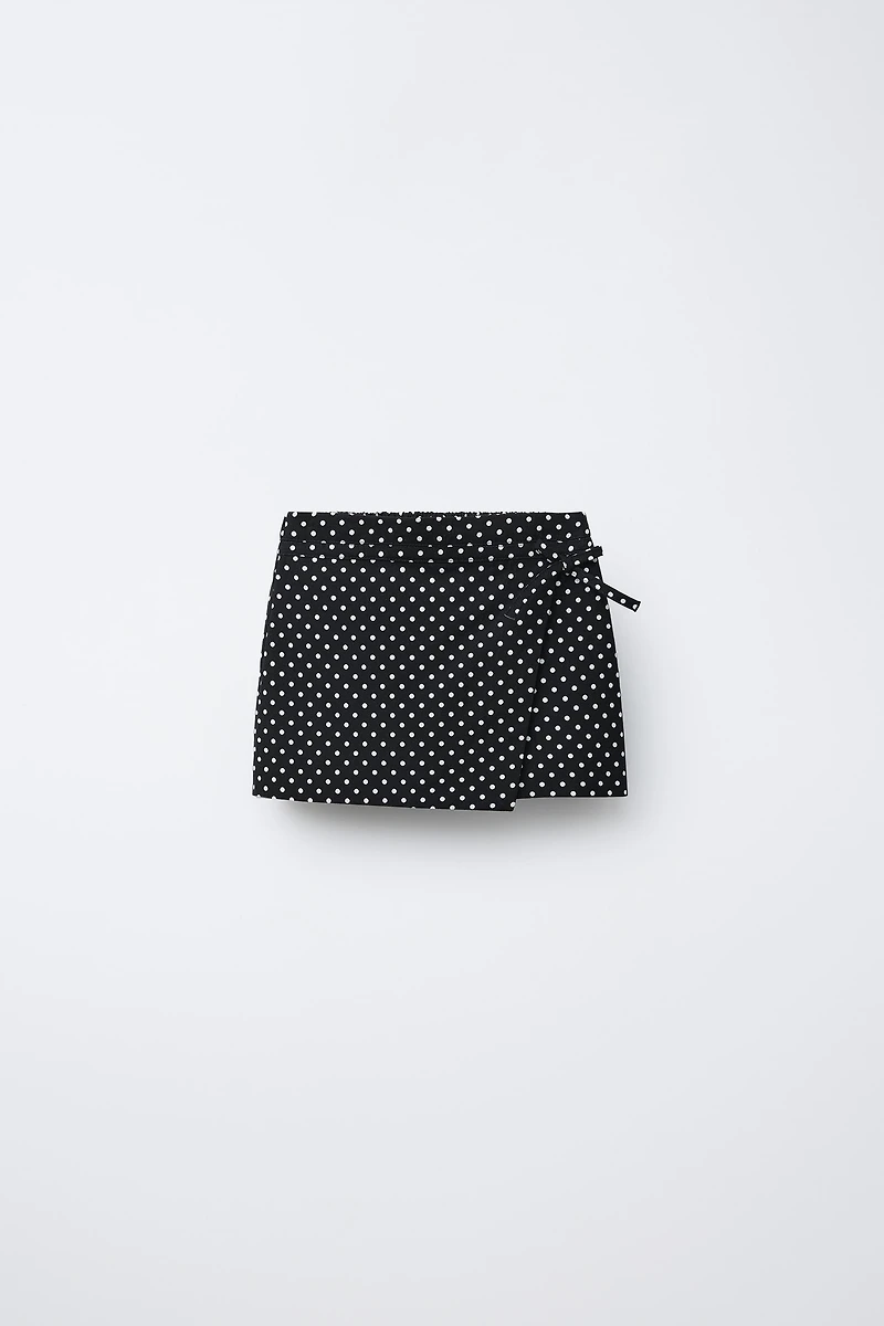 JUPE-SHORT À POIS