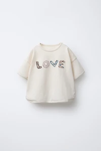 PATCH TEXT T-SHIRT