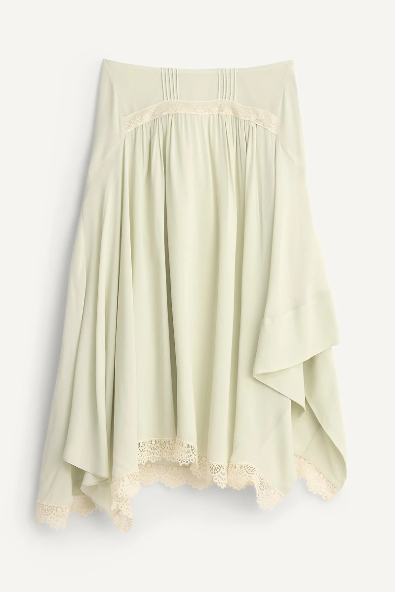 LIMITED EDITION RUFFLED LACE SKIRT