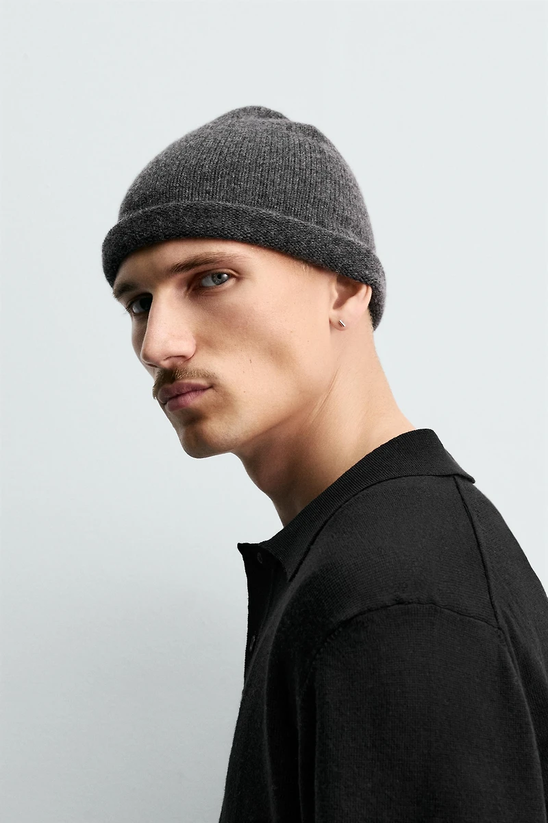 CASHMERE KNIT HAT