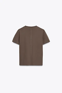 MERCERIZED COTTON T-SHIRT