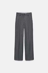 PANTALON DROIT À CHEVRONS