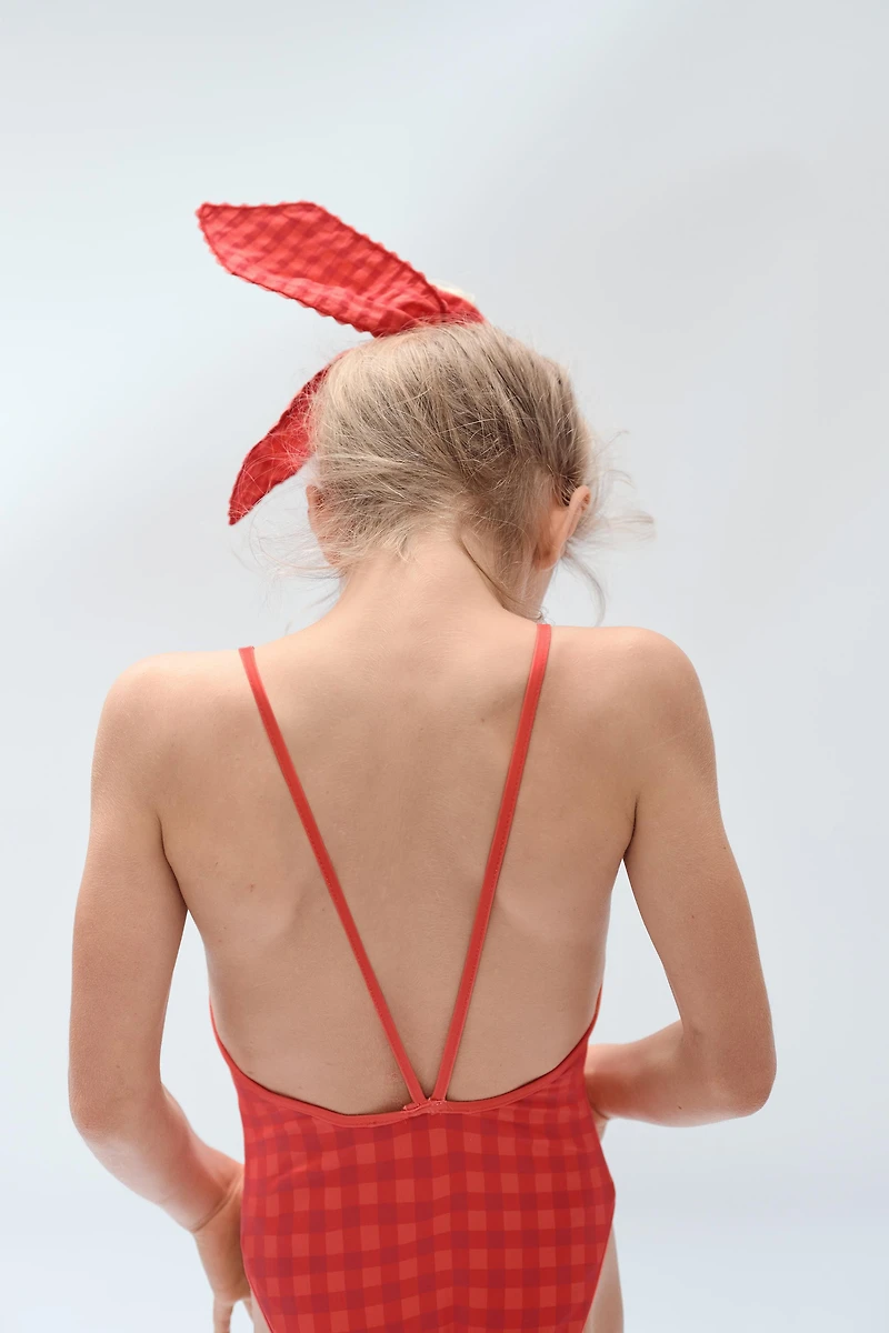 2-14 YEARS / GINGHAM SWIMSUIT LIMITED EDITION