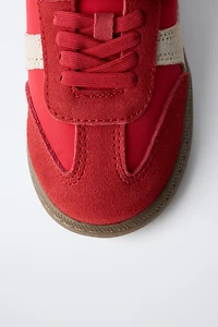 SPLIT SUEDE SNEAKERS