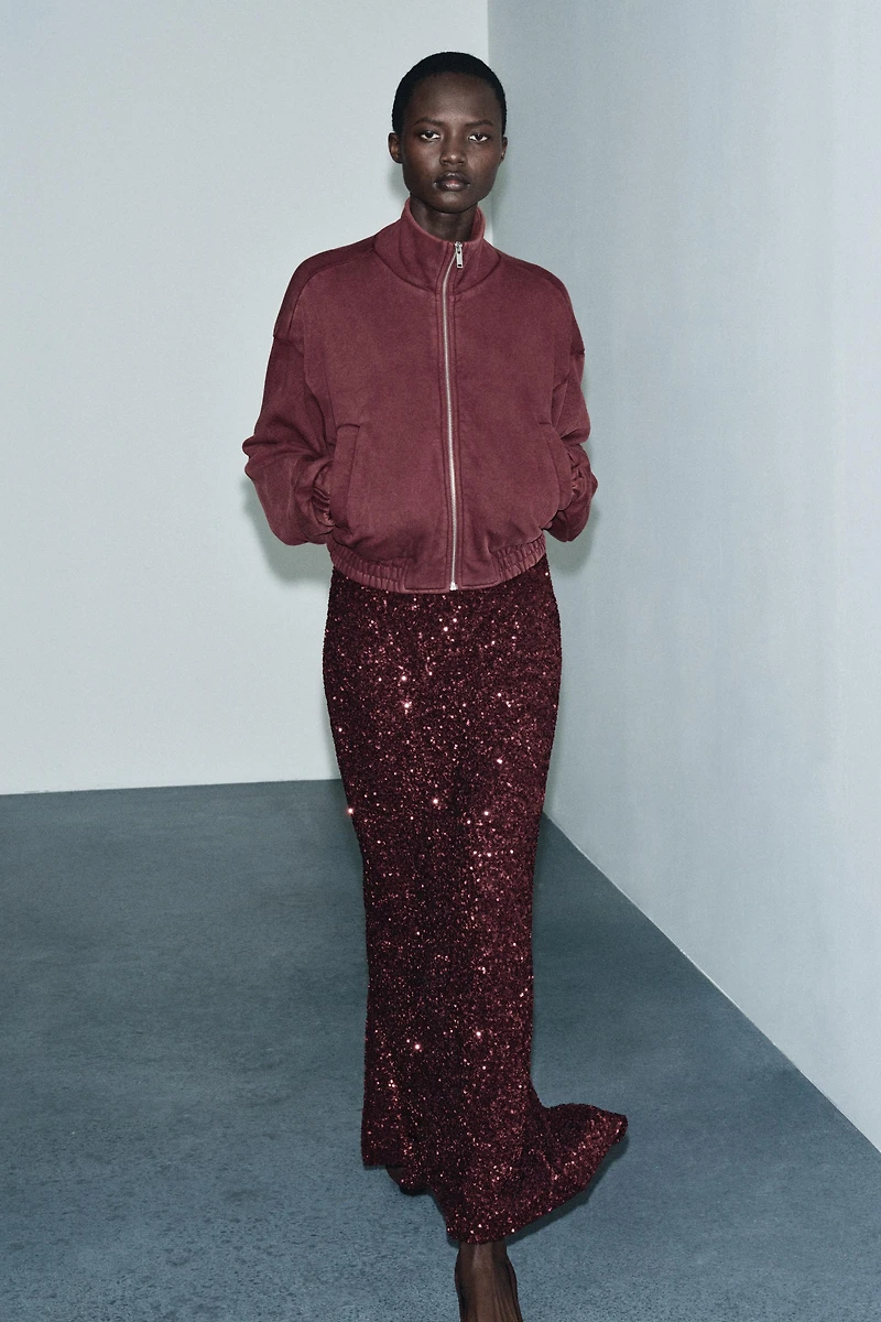 WASHED FLEECE JACKET