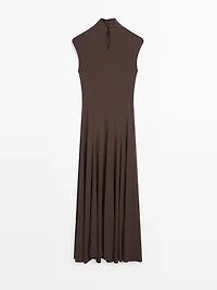 Robe longue à col montant - STUDIO