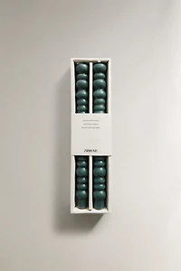 PACK OF WAVY DECORATIVE CANDLES (PACK OF 2)