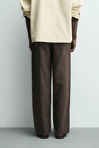 HEMP - COTTON STRAIGHT FIT PANTS