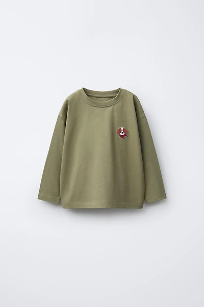 T-SHIRT ANIMAL EFFET GOMMÉ