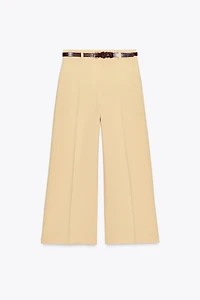 PANTALON JUPE-CULOTTE CEINTURE
