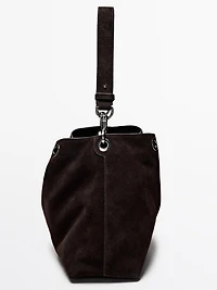 Sac à œillets en croûte de cuir