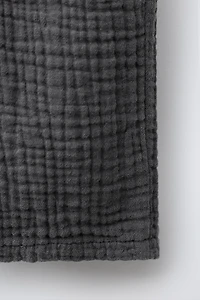 BAGGY COTTON GAUZE PANTS