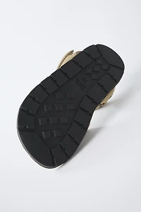 SANDALES EN CUIR