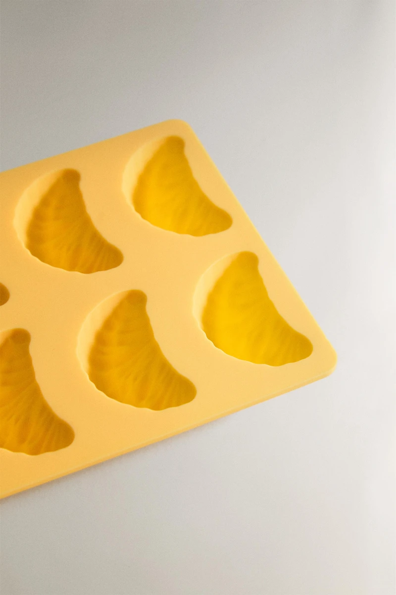 10-CUBE FRUIT SLICE SILICONE ICE TRAY
