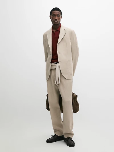 Veste de costume lin
