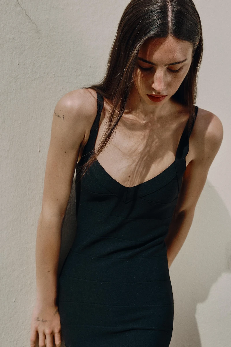 STRETCH BAND MINI DRESS