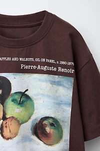 T-SHIRT À IMPRIMÉ CARRÉ