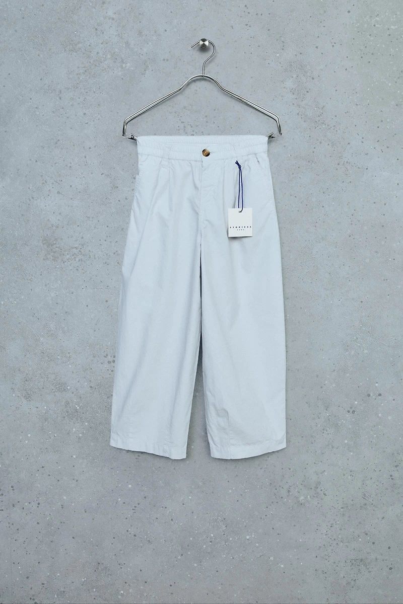 STORIESZ - PANTALON RELAXED POPELINE
