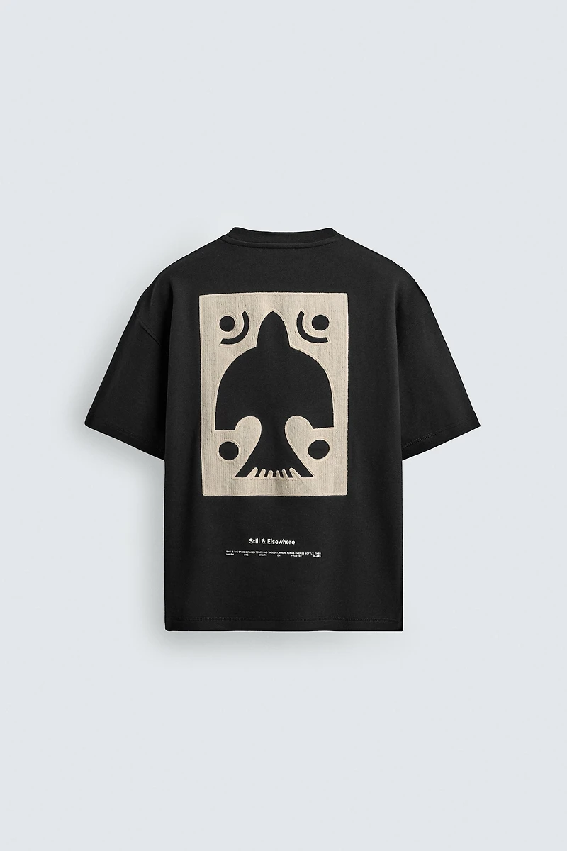 EMBROIDERED INTERLOCK SWEATSHIRT