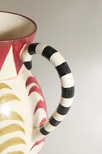 VASE CÉRAMIQUE À DEUX ANSES