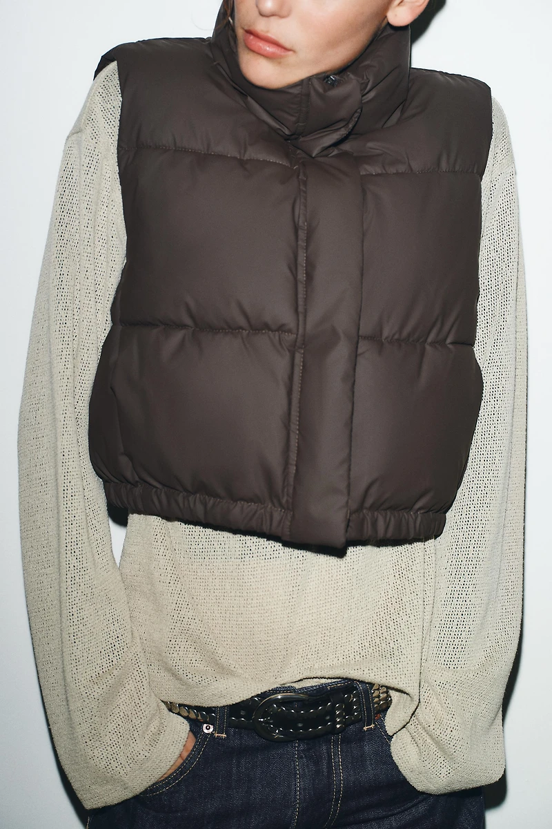 RUBBERIZED PUFFER VEST